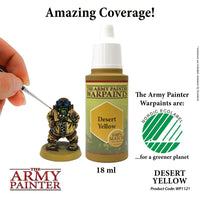 The Army Painter - Acrylic War Paint - Desert Yellow - Khaki & Green Books