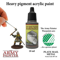 The Army Painter - Metallic Warpaints - Plate Mail Metal - Khaki and Green Books