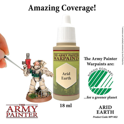 The Army Painter - Acrylic War Paint - Arid Earth - Khaki and Green Books
