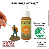 The Army Painter - Acrylic War Paint - Basilisk Brown - Khaki and Green Books