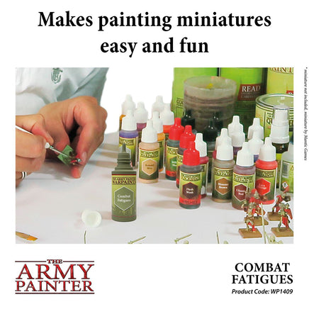 The Army Painter - Acrylic War Paint - Combat Fatigues - Khaki and Green Books