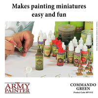 The Army Painter - Acrylic War Paint - Commando Green - Khaki and Green Books