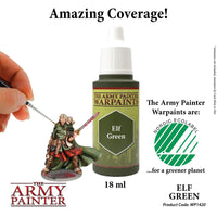 The Army Painter - Acrylic War Paint - Elf Green - Khaki and Green Books