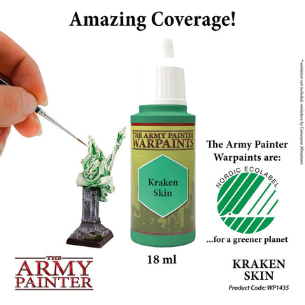The Army Painter - Acrylic War Paint - Kraken Skin - Khaki and Green Books
