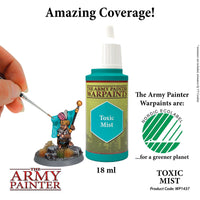 The Army Painter - Acrylic War Paint - Toxic Mist - Khaki and Green Books