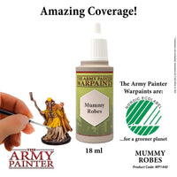 The Army Painter - Acrylic War Paint - Mummy Robes - Khaki and Green Books