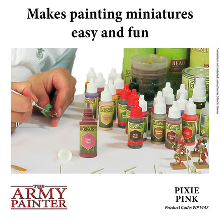 The Army Painter - Acrylic War Paint - Pixie Pink - Khaki and Green Books