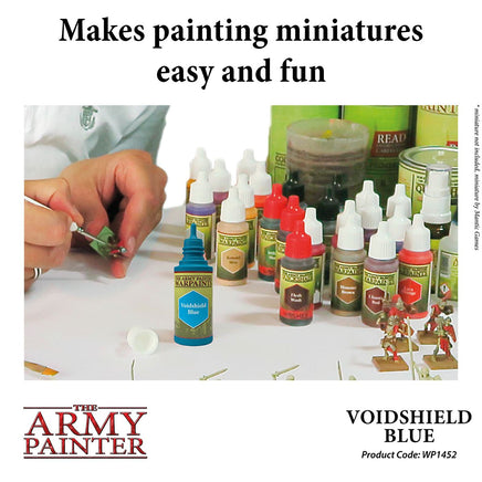 The Army Painter - Acrylic War Paint - Voidshield Blue - Khaki and Green Books