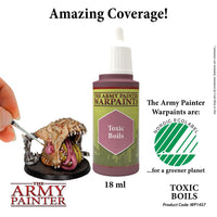 The Army Painter - Acrylic War Paint - Toxic Boils - Khaki and Green Books