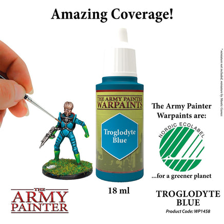 The Army Painter - Acrylic War Paint - Troglodyte Blue - Khaki and Green Books