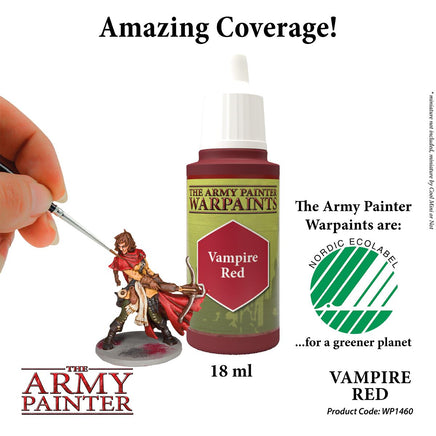 The Army Painter - Acrylic War Paint - Vampire Red - Khaki and Green Books