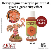 THE ARMY PAINTER WARPAINTS EFFECTS DRY RUST