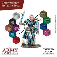 THE ARMY PAINTER WARPAINTS METALLICS: TAINTED GOLD - Khaki and Green Books