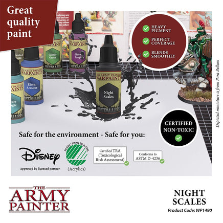 THE ARMY PAINTER WARPAINTS METALLICS: NIGHT SCALES - Khaki and Green Books