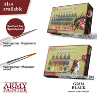 THE ARMY PAINTER SPEEDPAINT GRIM BLACK