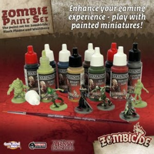 The Army Painter - Zombicide Black Plague Paint Set - Khaki & Green Books