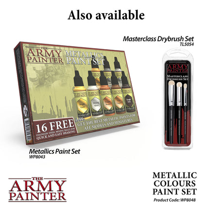 The Army Painter - Metallic Colours Paint Set - Khaki & Green Books