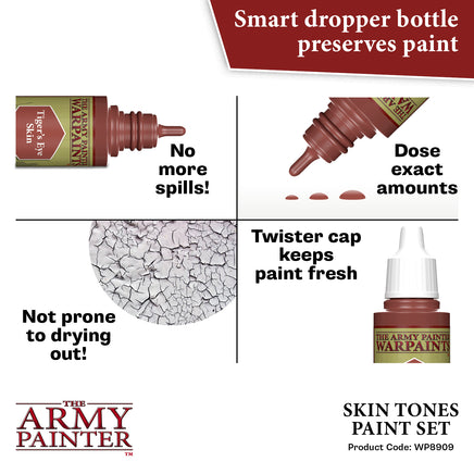 The Army Painter - Skin Tone Paint Set - Khaki & Green Books