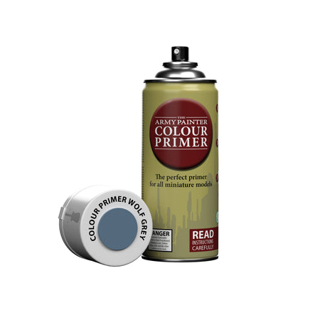 THE ARMY PAINTER COLOUR PRIMER - WOLF GREY - Khaki and Green Books