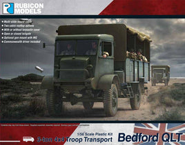 Rubicon Bedford QLT 3 ton 4x4 Troop Transport Truck - Khaki and Green Books