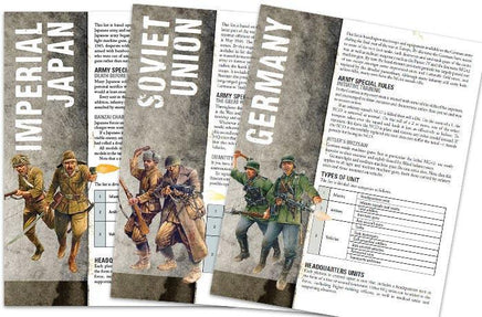 BOLT ACTION : 2ND EDITION RULEBOOK - Khaki and Green Books