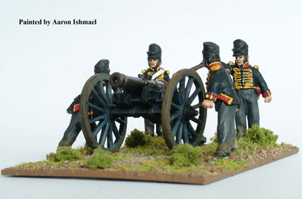 Perry Miniatures - Metal - BH11 British Foot Artillery firing 9 pdr - Khaki and Green Books