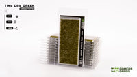 GAMER'S GRASS TINY DRY GREEN (2MM) SPECIAL TUFTS - Khaki and Green Books