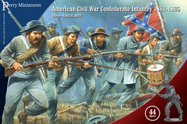 Perry Miniatures - ACW 80 American Civil War Confederate Infantry 1861-65 - Khaki and Green Books
