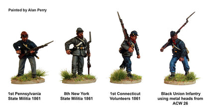 Perry Miniatures - ACW 115 American Civil War Union Infantry 1861-65 - Khaki and Green Books