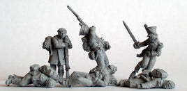 Perry Miniatures - Metal - FN16 Line Infantry casualties - Khaki and Green Books