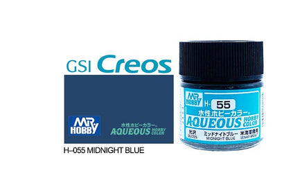 Mr. Hobby Aqueous Gloss Midnight Blue H-55 - Khaki and Green Books