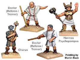 CRUSADER MINIATURES - ARENA OFFICIALS - Khaki and Green Books