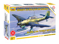 Zvezda 7323 1/72 Ju-87 Stuka w/Ski Plastic Model Kit - Khaki & Green Books