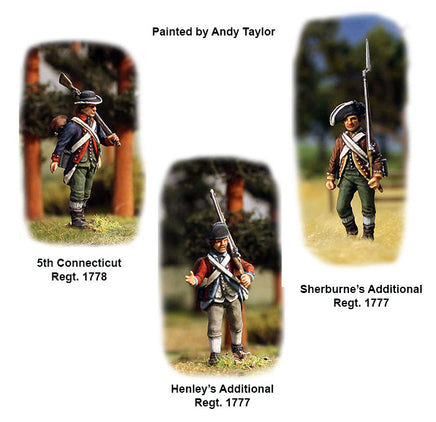 Perry Miniatures - AW 250 American War of Independence - Continental Infantry 1776-1783 - Khaki and Green Books