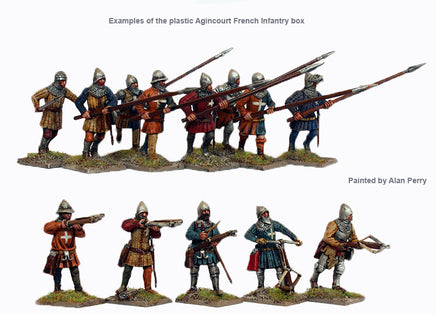 PERRY MINIATURES - AO 50 FRENCH INFANTRY 1415-1429 - Khaki and Green Books