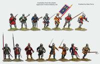 PERRY MINIATURES - AO 50 FRENCH INFANTRY 1415-1429 - Khaki and Green Books