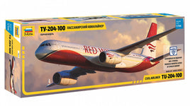 Zvezda 7023 1/144 Tupolev TU-204-100 Plastic Model Kit - Khaki & Green Books