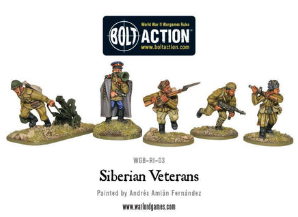 Bolt Action - Siberian Veterans (Plastic/Metal) - Khaki and Green Books